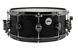 DS DRUM - STEEL 14x06" SNAREDRUM TOTAL BLACK - LIMITED EDITION